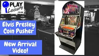 The King... of Coin Pushers?! It's the Elvis Presley Coin Pusher Arcade Machine!