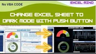 Convert Your Excel sheet To Dark Mode