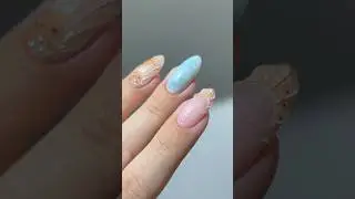 🌊🐚 ocean inspired #summernails  #nails #nailart #nailinspo #nailhacks