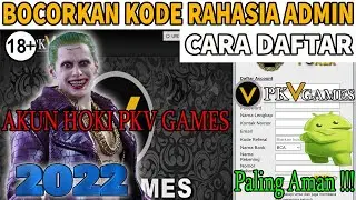 Kode Daftar Tersembunyi Akun Hoki Admin Pkv games 2022