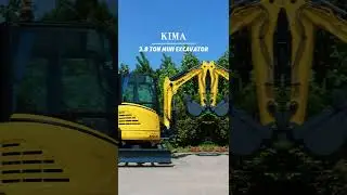 KIMA 3 Ton Mini Excavator Review | Powerful Yanmar Diesel Digger | Compact Construction Machine