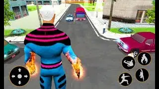 Flying Superhero Escape | Flying Torch Hero City Crime Battle | Android GamePlay