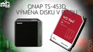 QNAP TS-453D - výměna vadného disku v RAIDu
