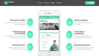 Etro - Home Maintenance, Repair and Improvement Services WordPress Theme