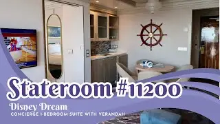 Stateroom 11200 | Disney Dream | Concierge 1-Bedroom Suite with Verandah