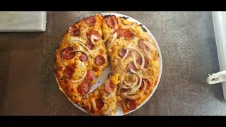 pizza de chorizo sin horno