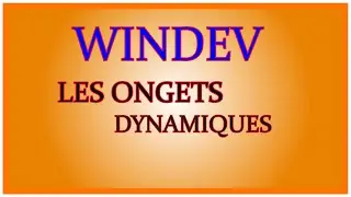 WINDEV | les onglets dynamiques.