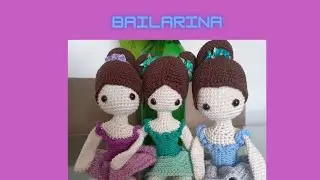 vídeo aula 1 Amigurumi Bailarina