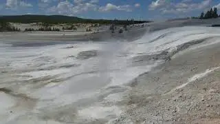 #ScienceTheEarth Porcelain Springs at Yellowstone National Park