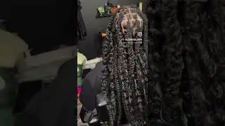 Jumbo Boho Braids #locs #hairstylist #wicks #batonrouge #viralvideo #shorts #luxuryhairhaven