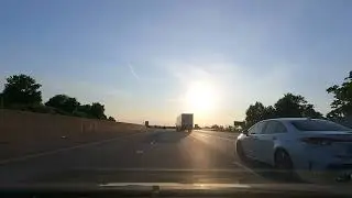 Cincinnati Beltway - Full I-275 Drive at Sunset (Counterclockwise Loop)