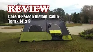 Core 9-Person Instant Cabin Tent - Review