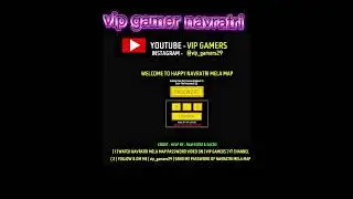 VIP gamer navratri mela password 🎇 #freefire #trending #sehar