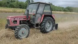 Zetor 5748, SN 52-175 mulčovanie slamy