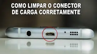 Como limpar a entrada do carregador do Celular corretamente