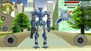 Robot Airplane Battle Simulator: Flying Robot Transform #2 - Android Gameplay
