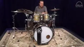 DC CUSTOM DRUMS Bronze Sparkle Maple Mahogany