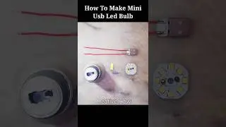 How to make DIY mini usb led bulb #shorts #subscribe #diy