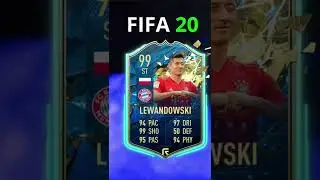LEWANDOWSKI❤❤TOTS CARDS 🔥 FIFA(16-22)#shorts #fifa #fifa22