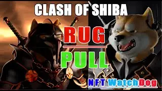 ⚠️ Clash of Shiba NFT SCAM $4M rug pull alert NFT Community
