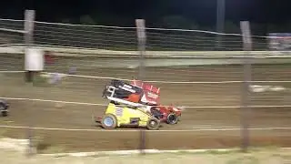 Osage Casino Hotel Champ 305 Sprint Car Heat Race #2 New Tulsa Speedway 7/11/2025