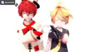 【MMD】Heart beat【Fukase x Len】