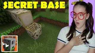 SECRET BASE under a TREE in Craftsman Building Craft