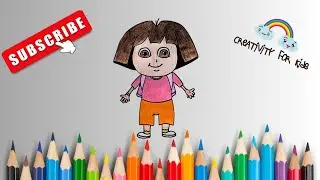 How to draw Dora The explorer | easy drawing