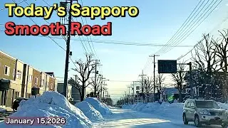 Today’s Sapporo.Smooth Road.7-Eleven Shinkotoni 2-jo.Parking.January 15,2026.Japan 