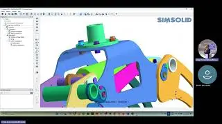 Tutorial Simulacion de ensamble en SimSolid y calculo de curva de convergencia
