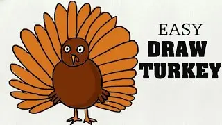 How to draw TURKEY