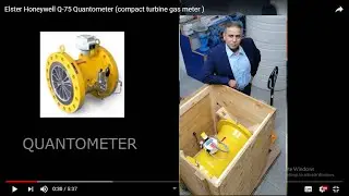 Honeywell Elster  Q-75 Quantometer (compact turbine gas meter )