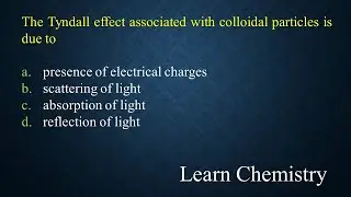 The Tyndall effect associated with colloidal particles is due to