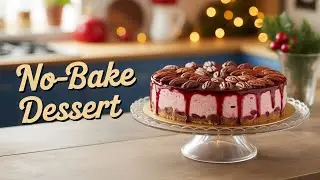 Рецепт райского чизкейка с вишней и пеканом без выпечки