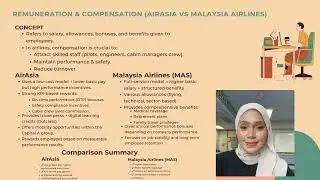 Tajuk : MALAYSIA AIRLINES VS AIR ASIA (GROUP ASSIGNMENT 4) HUMAN RESOURCE MANAGEMENT SMP22303  - 21F