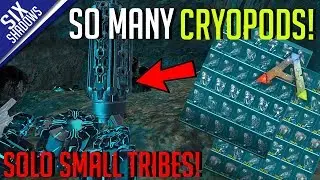 REBUILDING THE RATHOLE + JUICY CRYOPOD RAIDS! | Solo Small Tribes - Ark: Survival Evolved