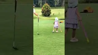 Lets play golf with achakela and olinda this content i make it in gading raya