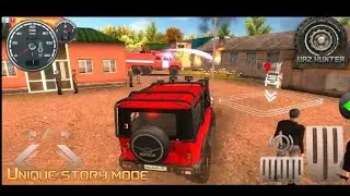 #car  simulator 2  pahunch gaye village mein # Russian car driving uaz HUNTER full video