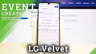 How to Add Event to Calendar in LG Velvet &ndash; Set Up Reminder