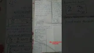 Continuity and differentiability shortnotes class 12 #jee #nda #boards #revisionnote #formulasheet