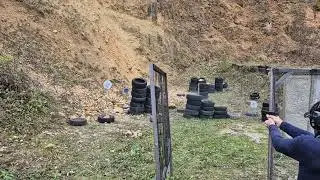 8th stage 9mm pistol all steel competition Zakov shooting range Kr&scaron;ko 9.11.2025.