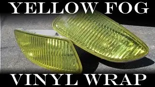 Yellow Fog Light Vinyl Wrap