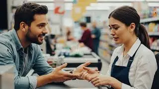 Single Dad Notices Shaking Hands of Cashier—Her Emotional Reply Leaves Him Speechless #singledad
