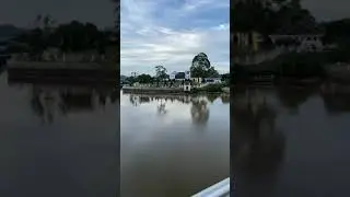 Kuching Waterfront View 31.08.2021 #malaysia #sarawak #shorts 2021 Sunset View in Borneo Island￼