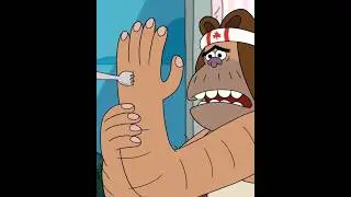 Chad Gets Stabbed 😳🍴#clarence #cartoonnetwork
