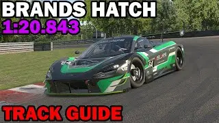iRacing McLaren 720S GT3 EVO Brands Hatch | Путеводитель по трассе