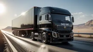 ГАЗ-66 22-колёсный ТРЕЙЛЕР 2026 🖤 Чёрный монстр! Обзор, мощь и новые технологии 🚛🔥