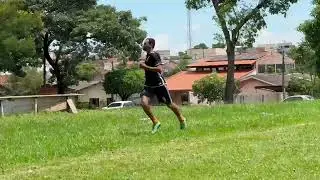 FUI PARA JOGADA INDIVIDUAL E DEI A CAVADINHA 🥅⚽️🏃🏻 #shorts #atacante #messi 