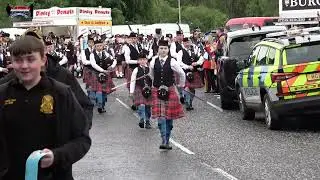 Bessbrook Crimson Arrow Pipe Band @ Kilcluney Volunteers Flute Band Parade 2025