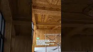 Luxury Hand-Carved Wooden Interior Craftsmanship #woodcarving #interior #shorts